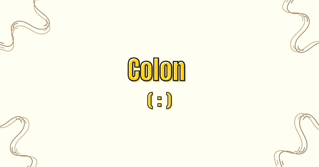 Colon คือ